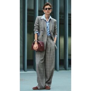 Nili lotan gael boyfriend wool cashmere jacket fatigue US2